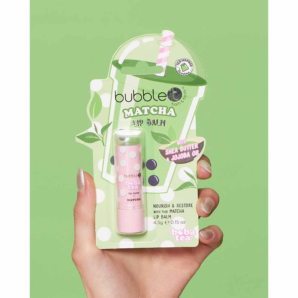 Bubble T - Lip Balm - Matcha - 4.5 gm
