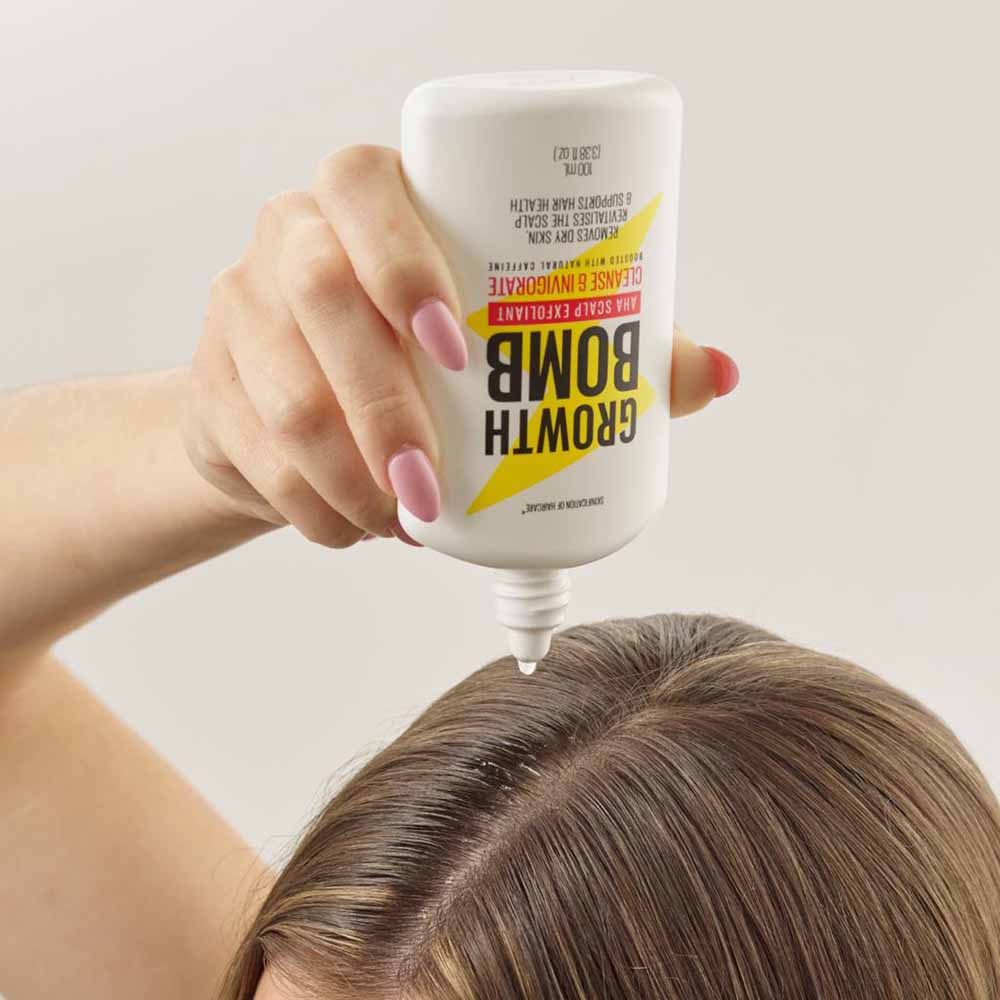 Growth Bomb - Cleanse And Invigorate AHA Scalp Exfoliant - 100 ml