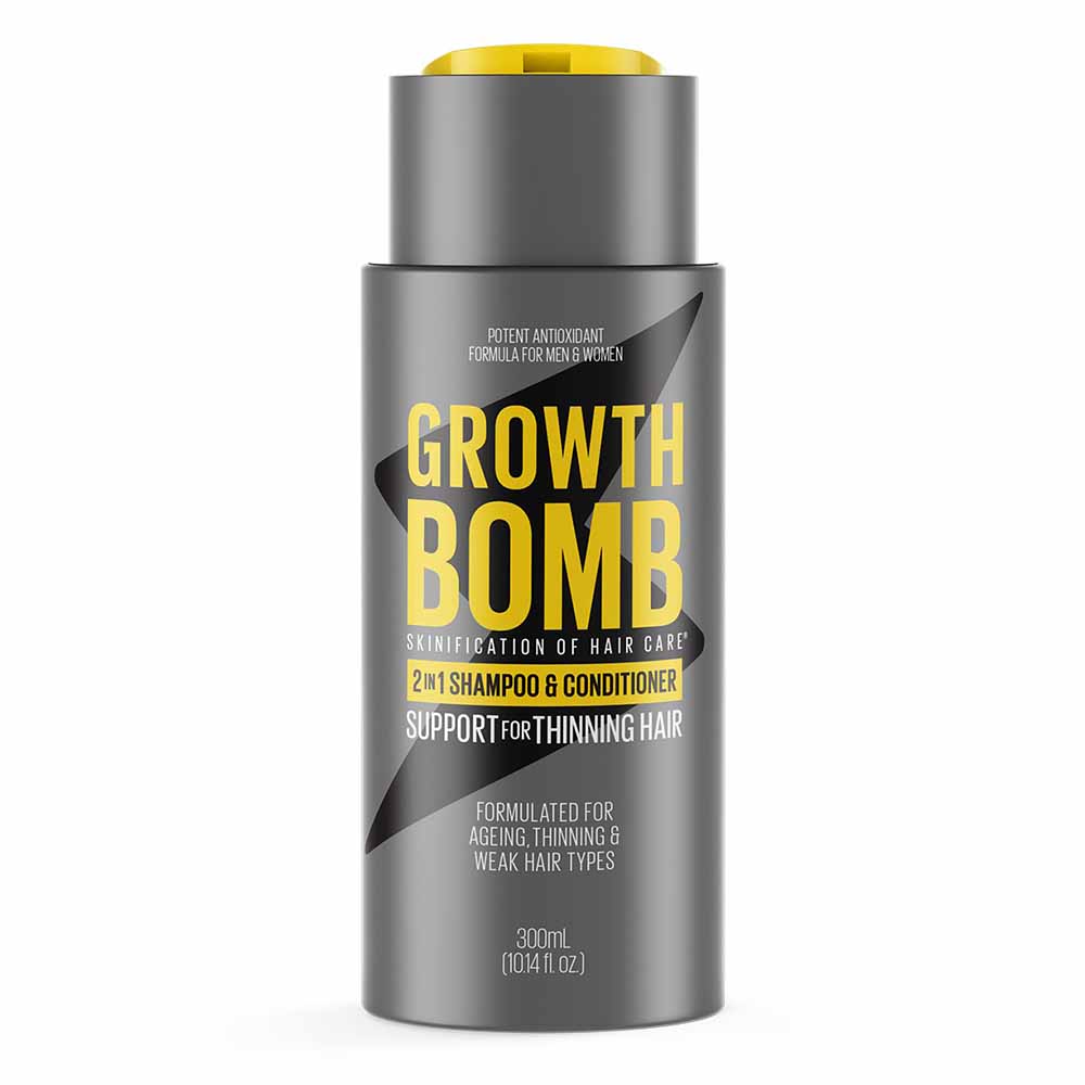Growth Bomb - 2-In-1 Shampoo And Conditioner - 300 ml
