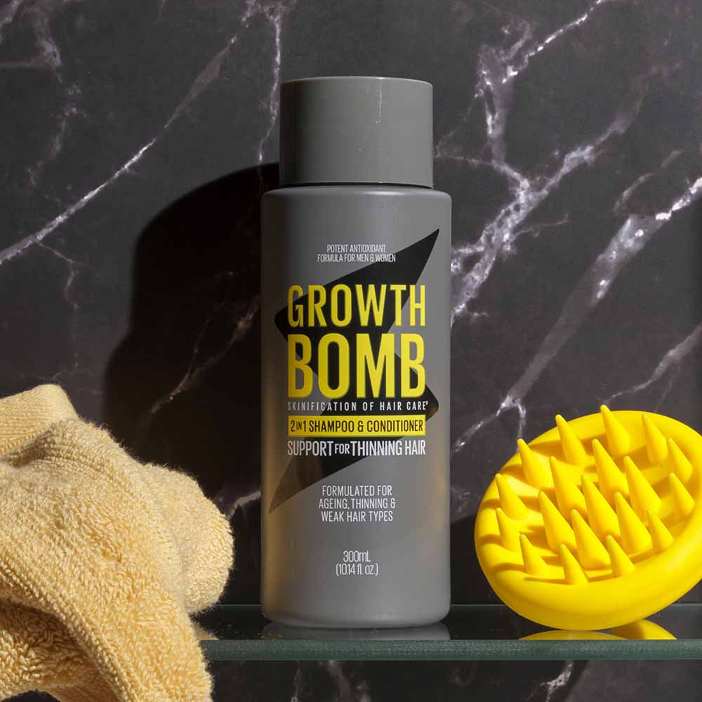 Growth Bomb - 2-In-1 Shampoo And Conditioner - 300 ml