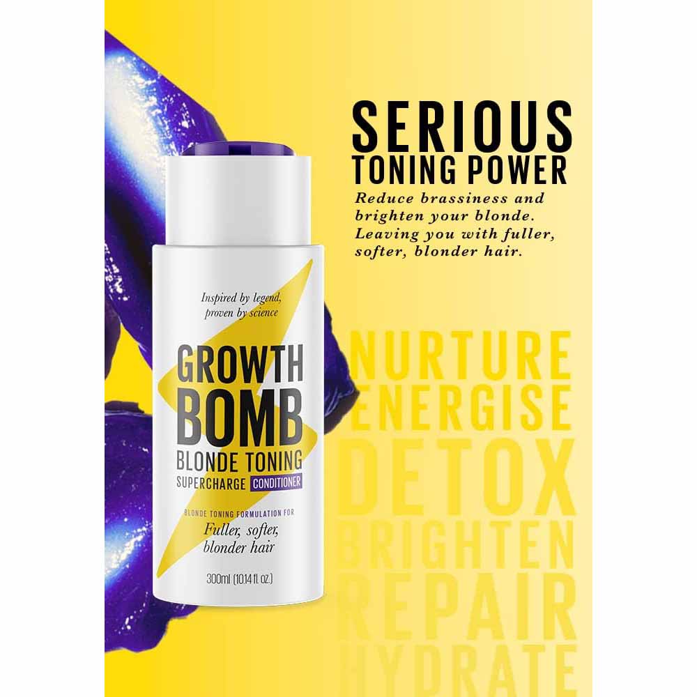 Growth Bomb - Blonde Toning Supercharge Conditioner - 300 ml