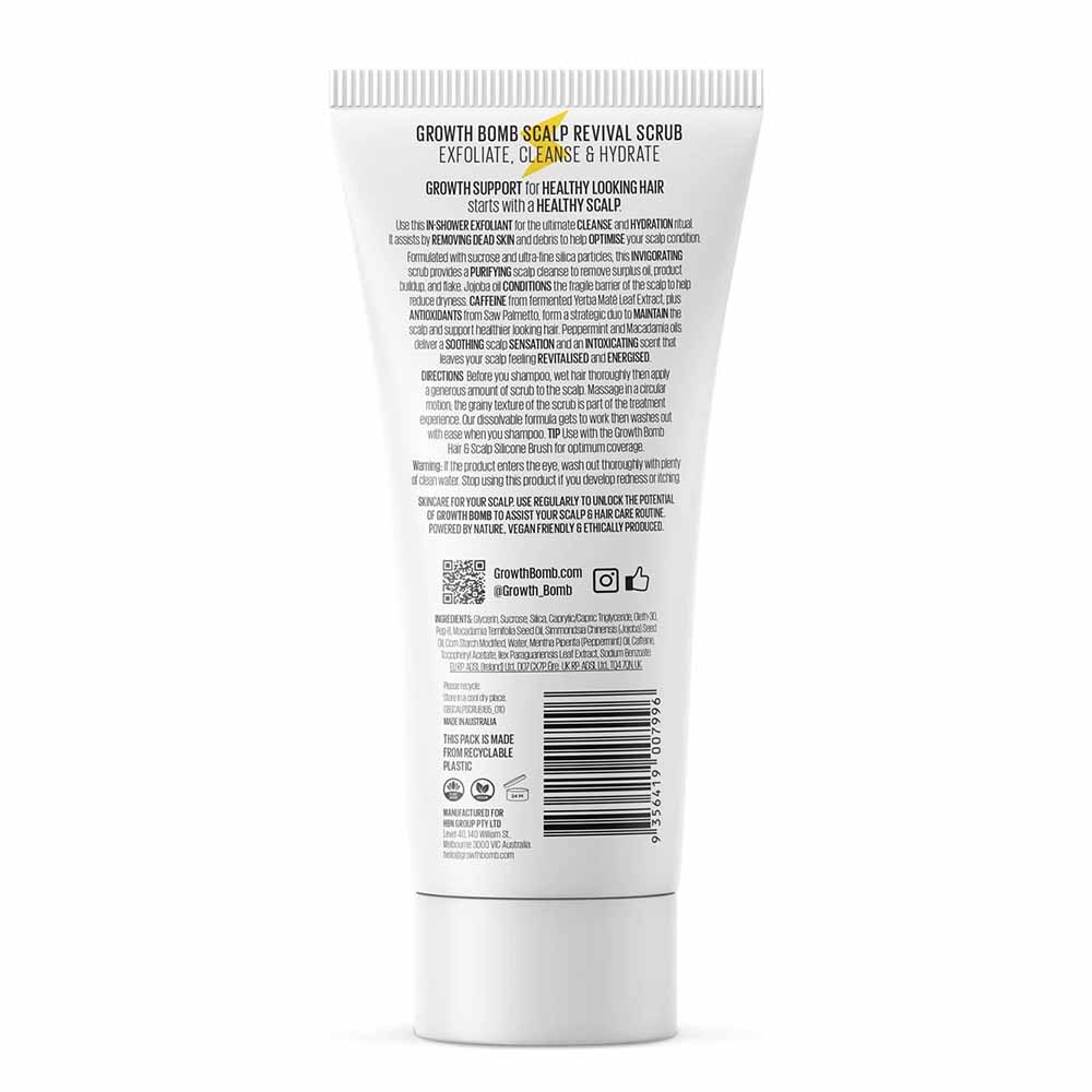 Growth Bomb - Scalp Revival Scrub - 165 gm