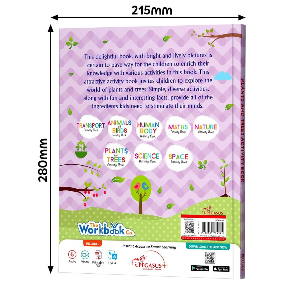 Plants And Trees Activity Book