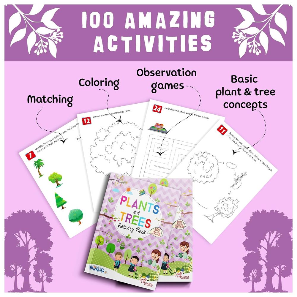 Plants And Trees Activity Book