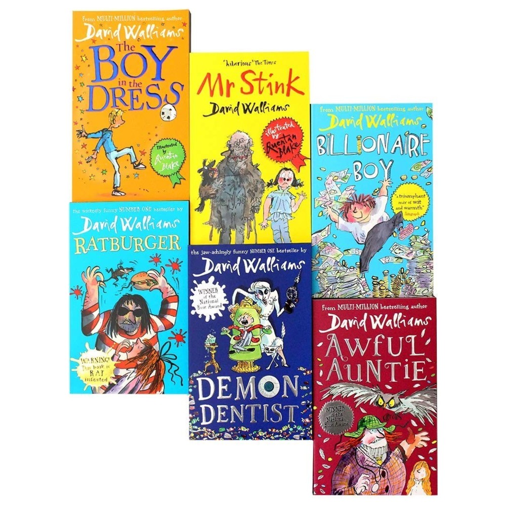 The World Of David Walliams Box Set - Set of 6