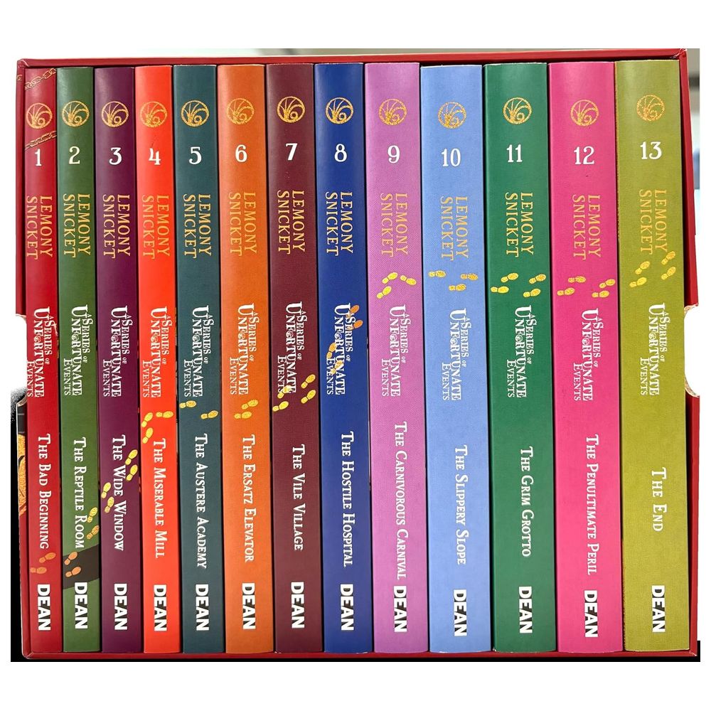 مجموعة كتب سلسلة من الأحداث المؤسفة - 13 كتابًا
