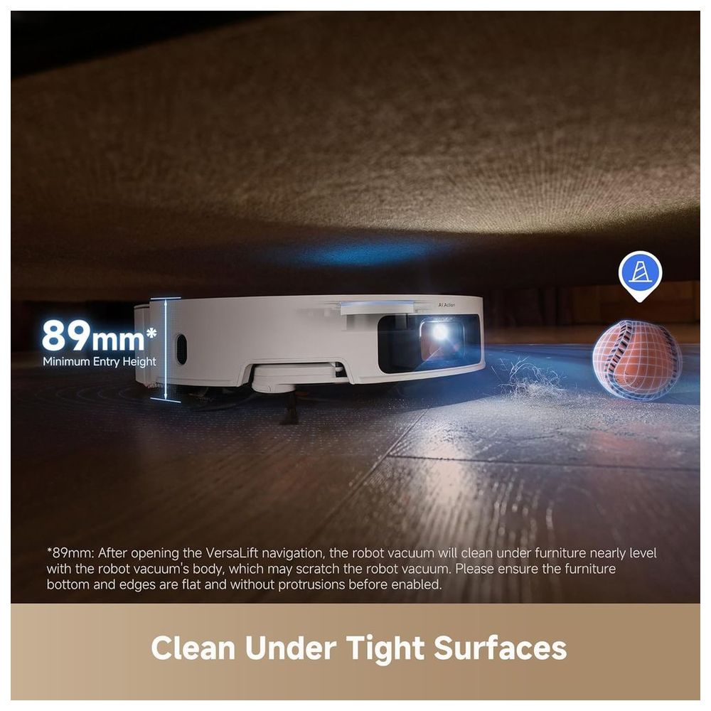 Dreame - X50 Ultra Complete Robot Vacuum And Mop - White