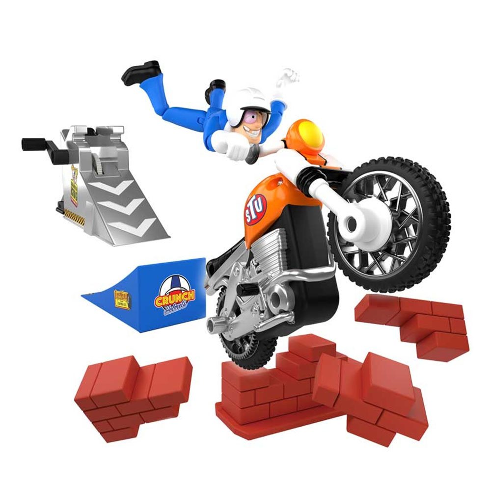 Stuntman Stu - Nitro Boost Stunt Bike Playset - Multicolor