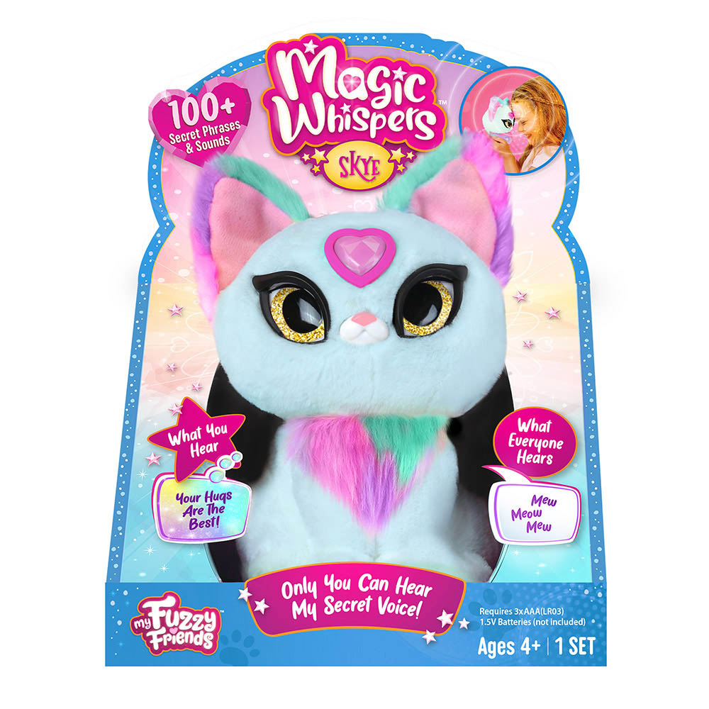 Magic Whispers - My Fuzzy Friends Interactive Plush Toy - Skye - 10.04-Inch