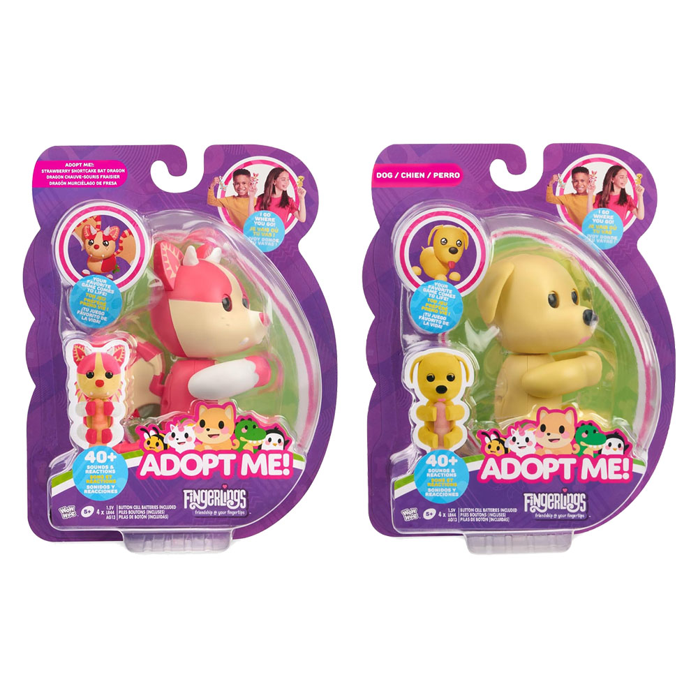 Wow Wee Tech - Fingerlings Adopt Me Interactive Pet - Style May Vary - 1 Pc