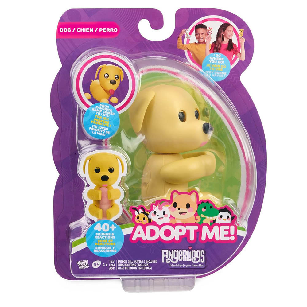 Wow Wee Tech - Fingerlings Adopt Me Interactive Pet - Style May Vary - 1 Pc