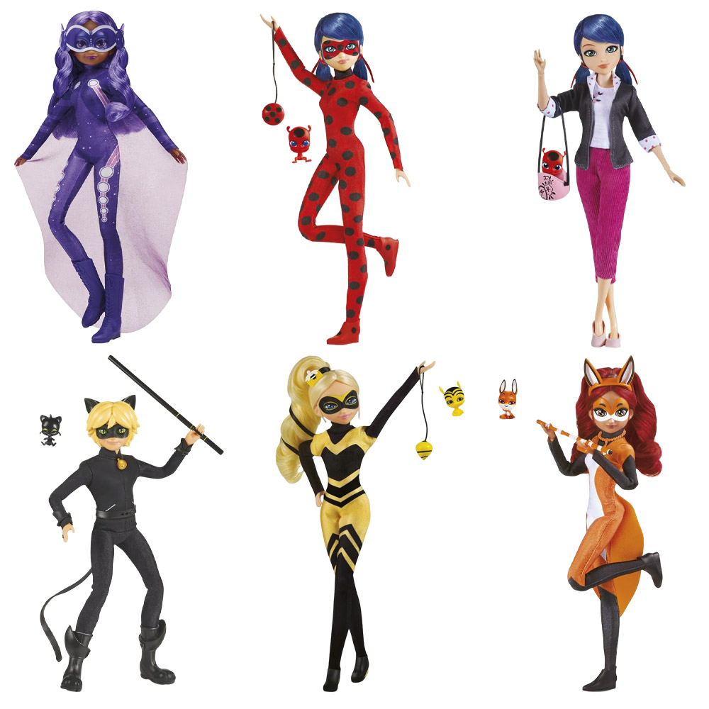 Miraculous - Core Heroez Fashion Doll - Style May Vary - 1 Pc