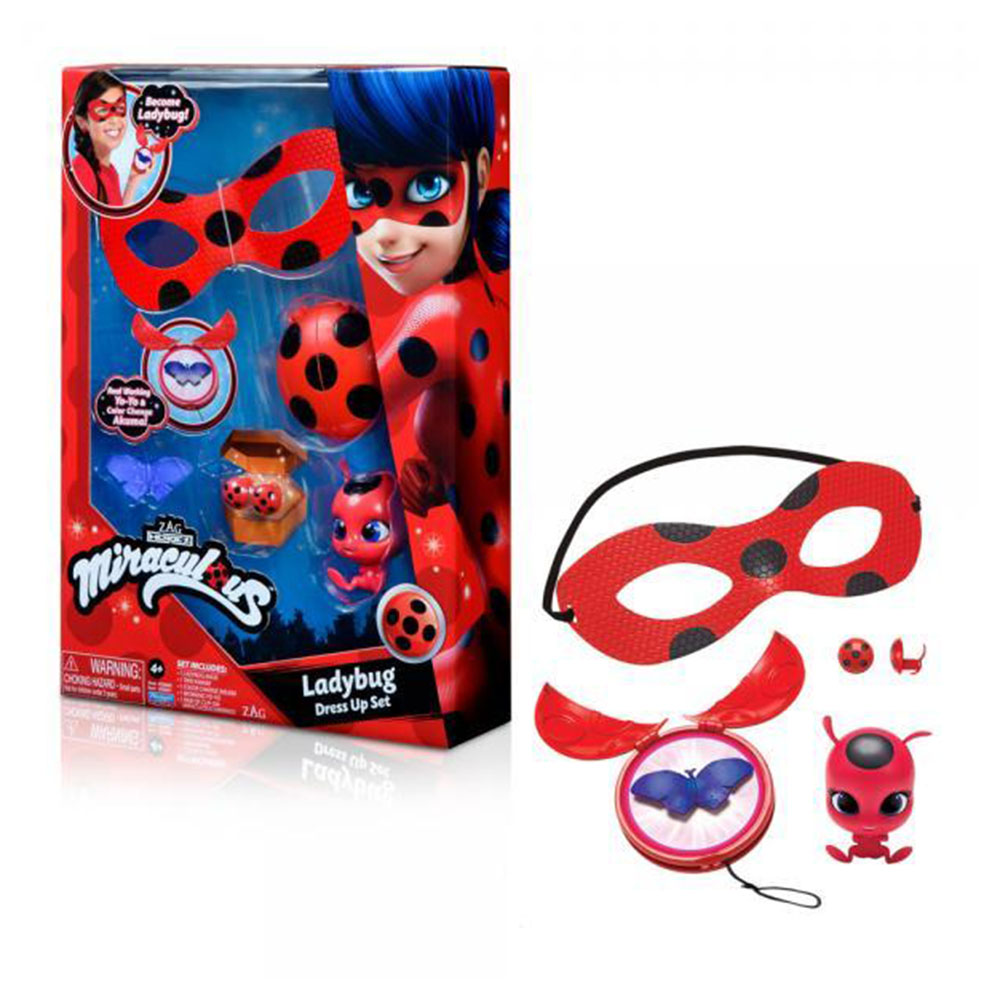 Miraculous - Basic Heroez Dress-Up Role Playset - Multicolor - 4 Pcs