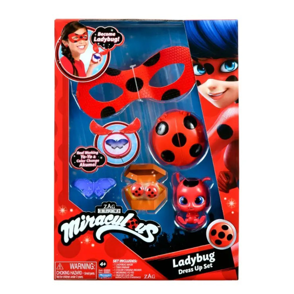 Miraculous - Basic Heroez Dress-Up Role Playset - Multicolor - 4 Pcs