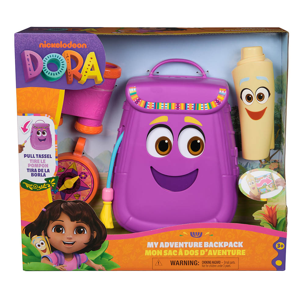 Dora - The Explorer My Adventure Backpack Playset - Multicolor - 4 Pcs