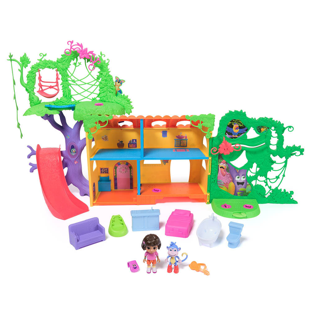 Dora - The Explorer Rainforest Casita Playset - Multicolor - 10 Pcs