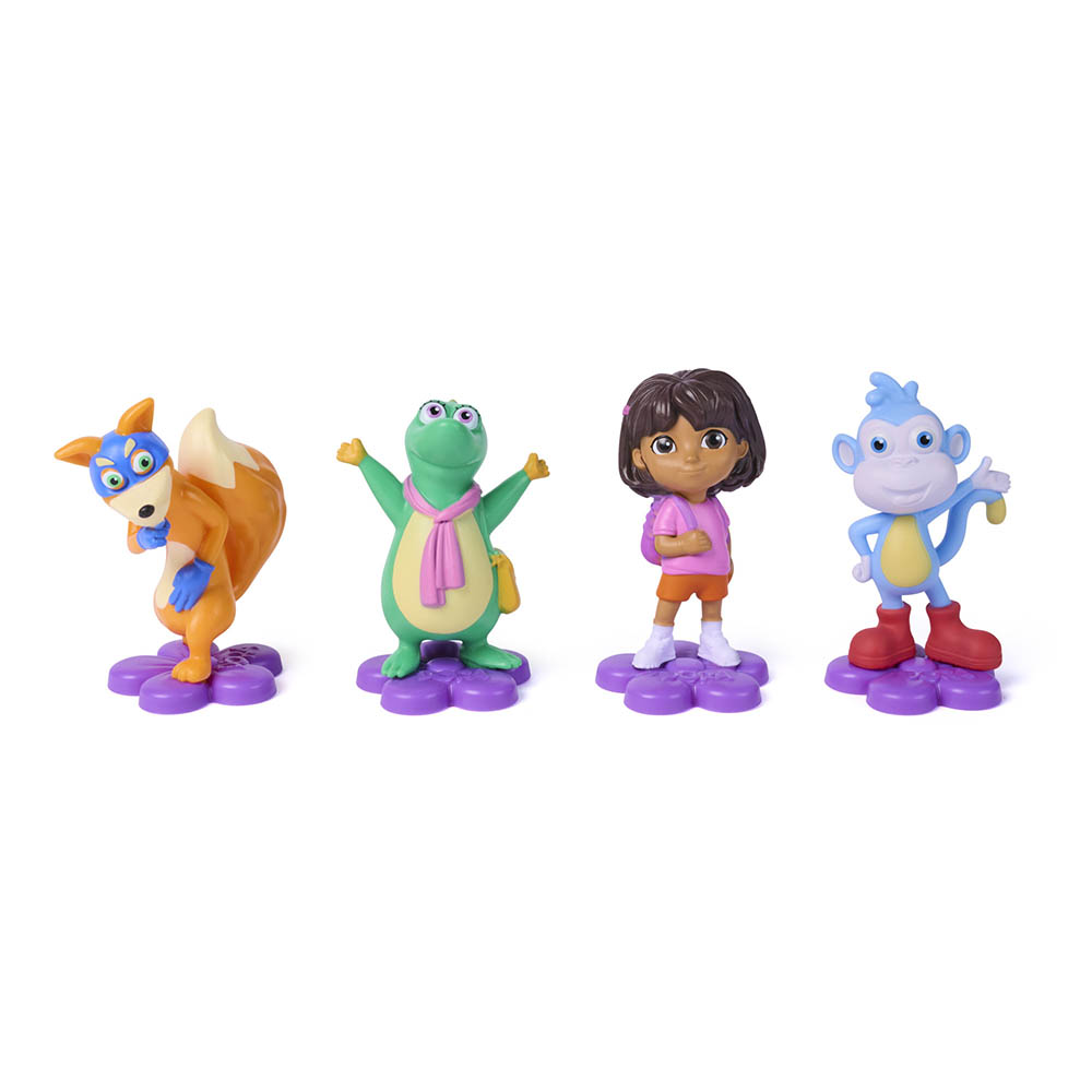 Dora - The Explorer Mini Figure Gift Set - Multicolor - 4 Pcs