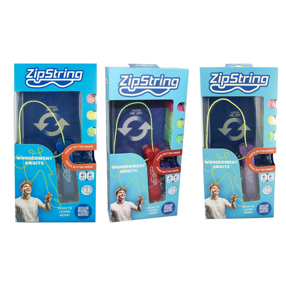 Zipstring - Original Electric String Launcher Toy - Style May Vary - 1 Pc