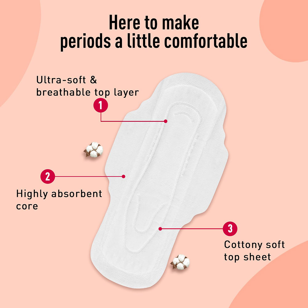 Sirona - 100% Rash-Free Max Sanitary Pads - XL Plus - 10 Pads