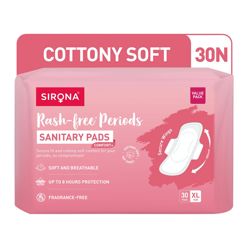 Sirona - Rash-Free Periods Sanitary Pads - XL