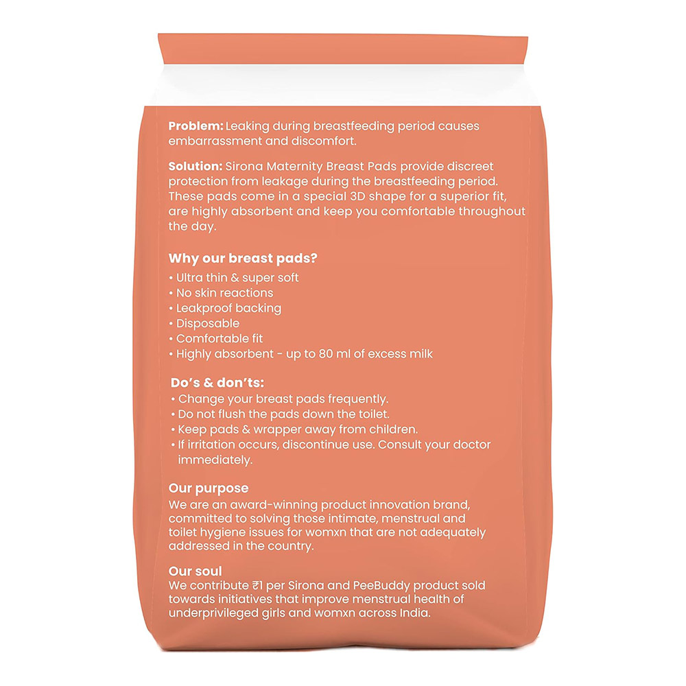 Sirona - Disposable Maternity Breast Pads - 36 Pc Set