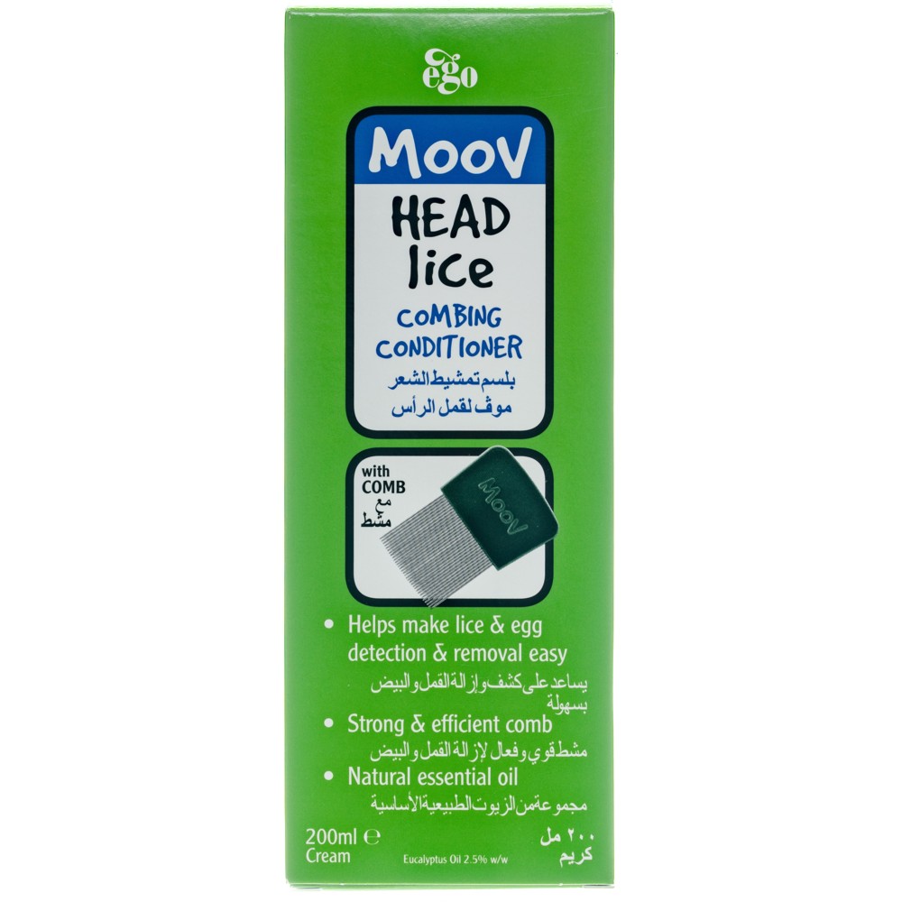 QV - Ego Moov Head Lice Combing Conditioner - 200 ml