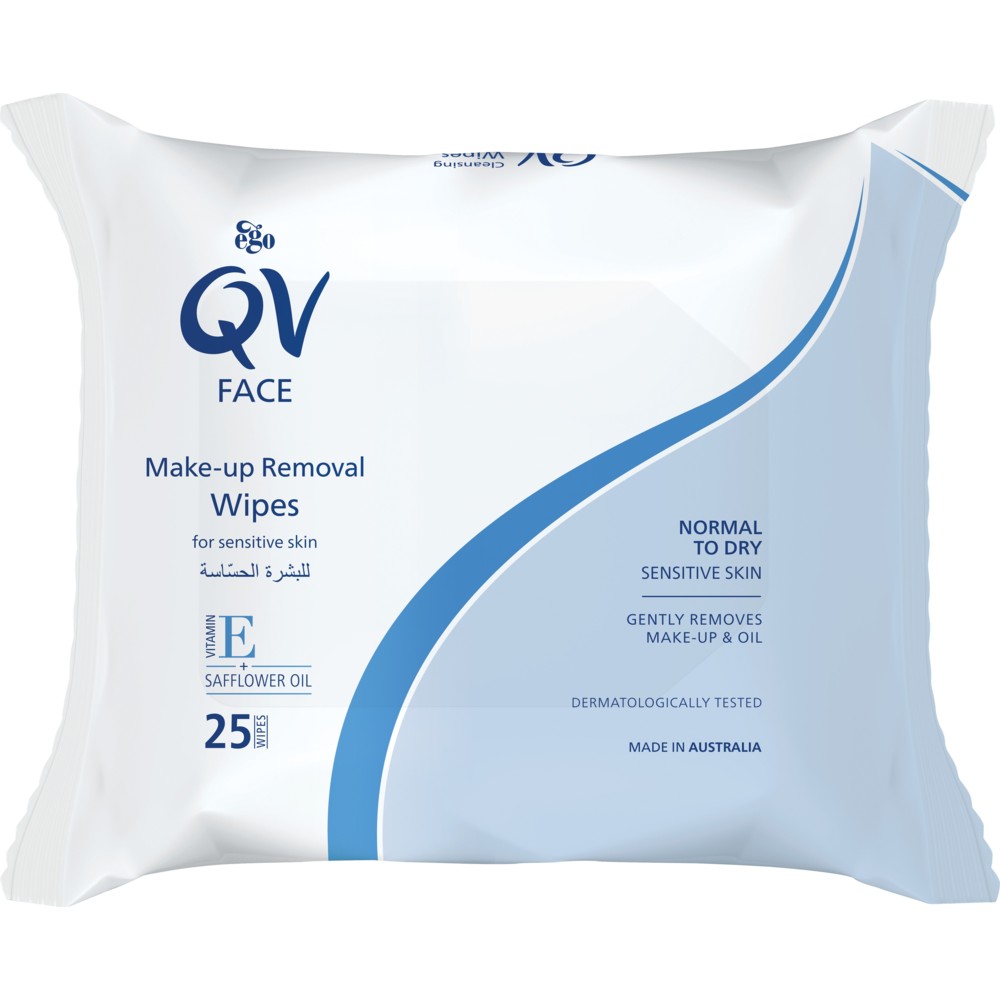 QV - Face Make-Up Removal Wipes - 25 Pc Set