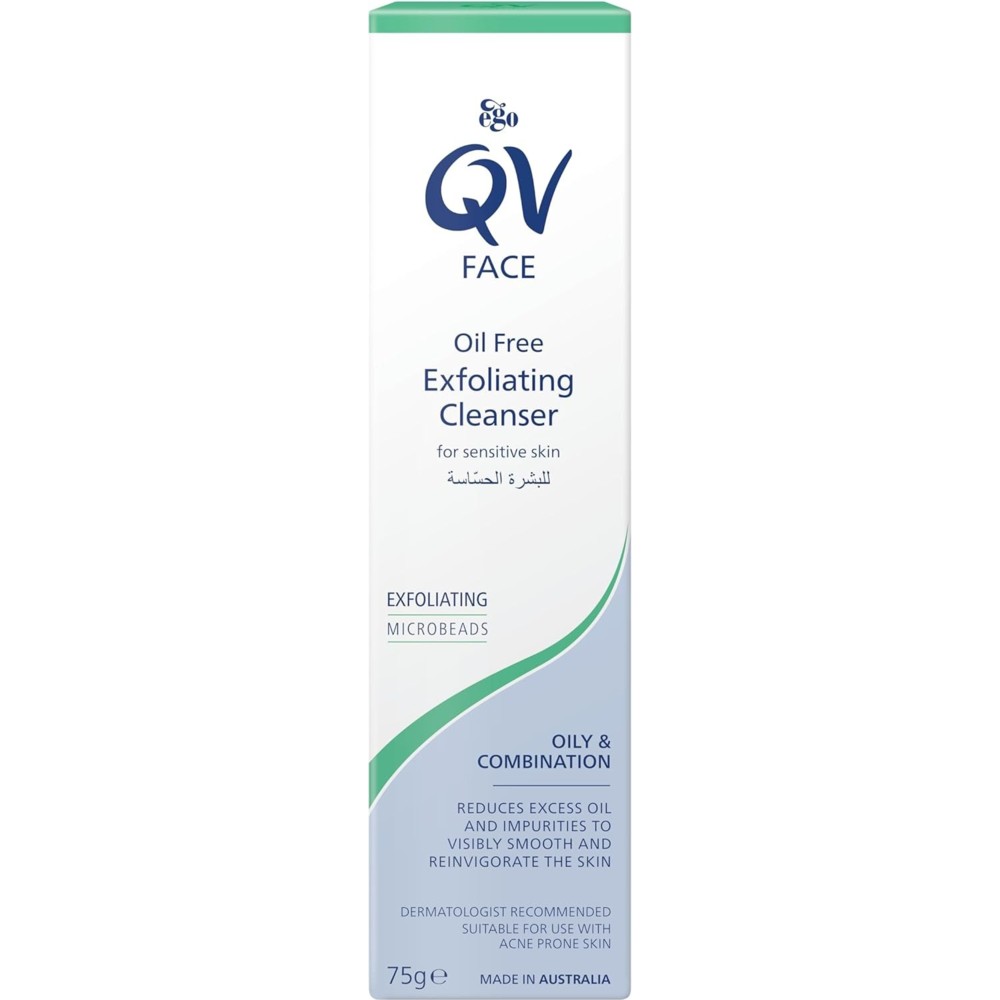 QV - Face Oil Free Exfoliating Cleanser - 75 gm