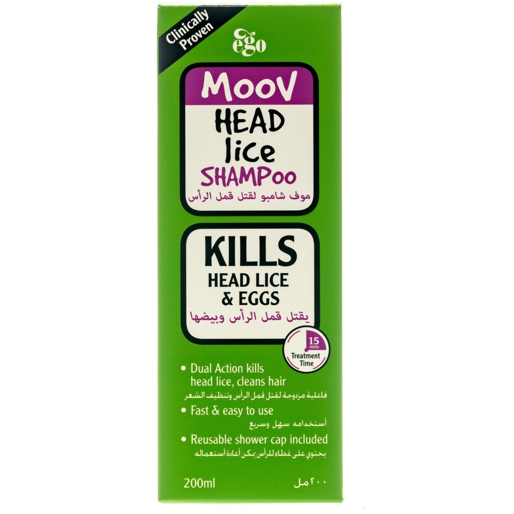 QV - Ego Moov Head Lice Shampoo - 200 ml