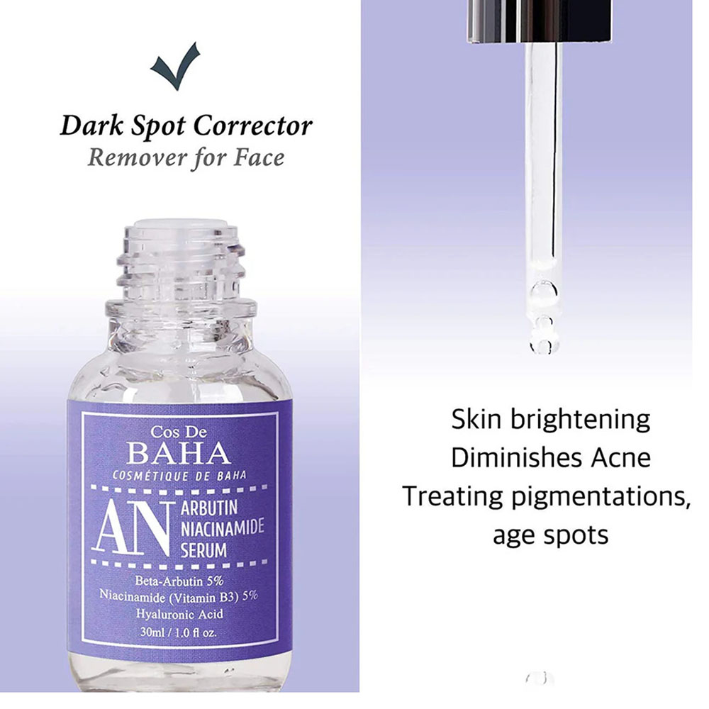 Cos De Baha - Arbutin & Niacinamide Facial Serum - 30 ml