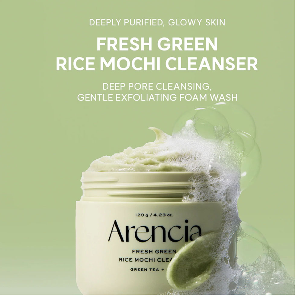 Arencia - Fresh Green Rice Mochi Cleanser - 120 gm