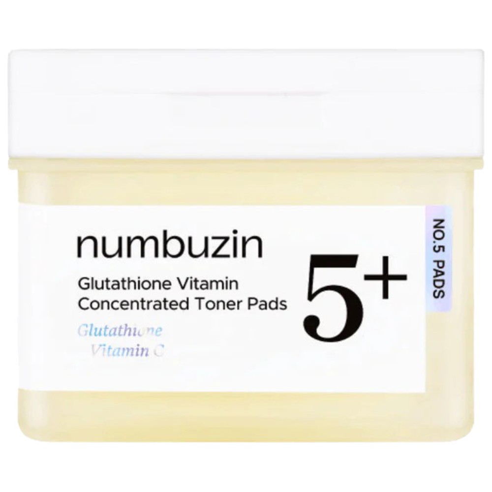 Numbuzin - No.5+ Glutathione Vitamin Concentrated Toner Pads - 70 Pcs