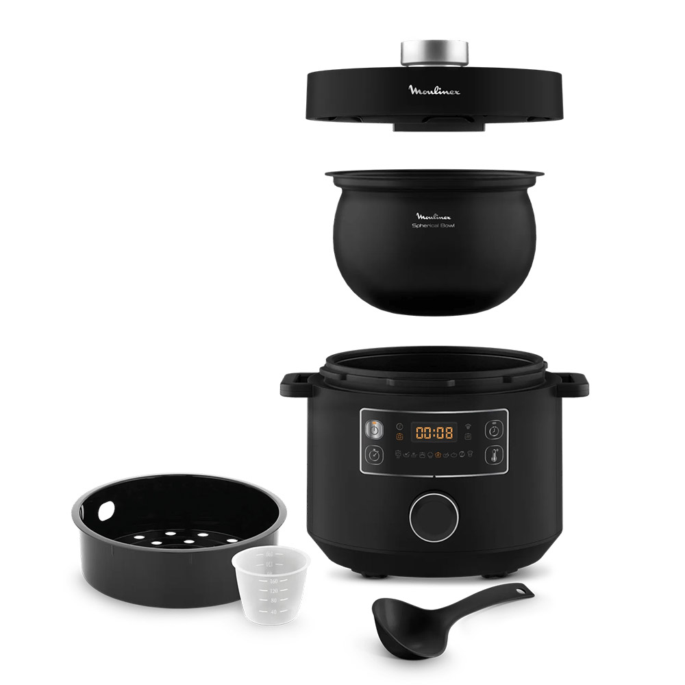 Moulinex - Turbo Cuisine Electrical Pressure Cooker - Black - 5 L - 915-1090 W