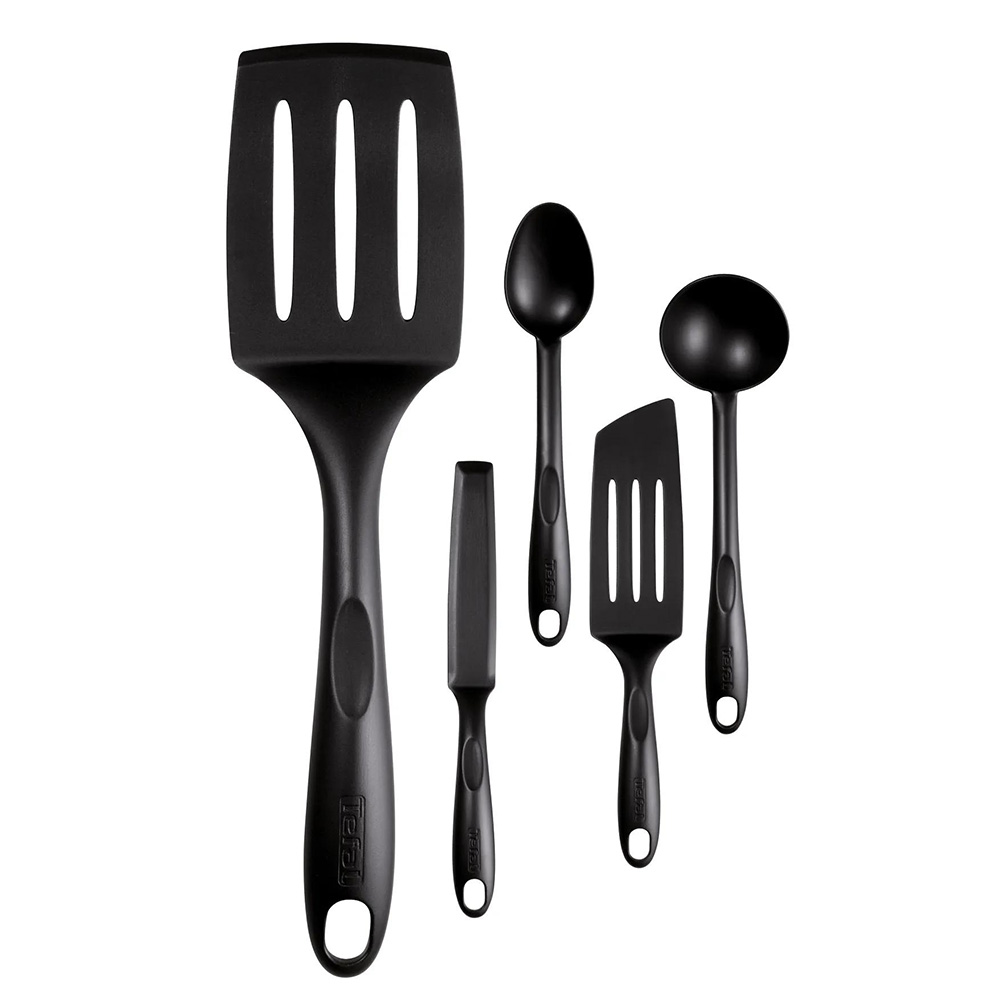 Tefal - Bienvenue Utensil Set - Black - 5 Pc Set