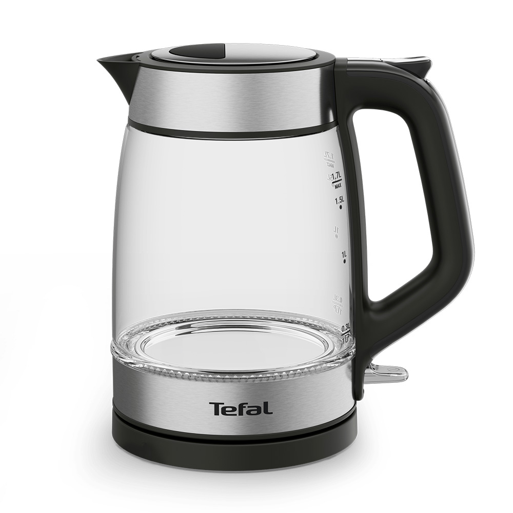 Tefal - Glass Electric Kettle - Black - 1.7 L