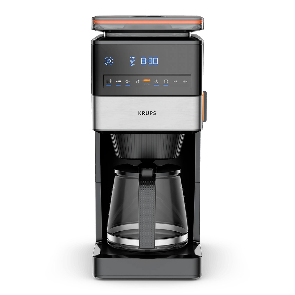 Krups - Grind Aroma XL Drip Coffee Maker - 1.5 L - 1050 W