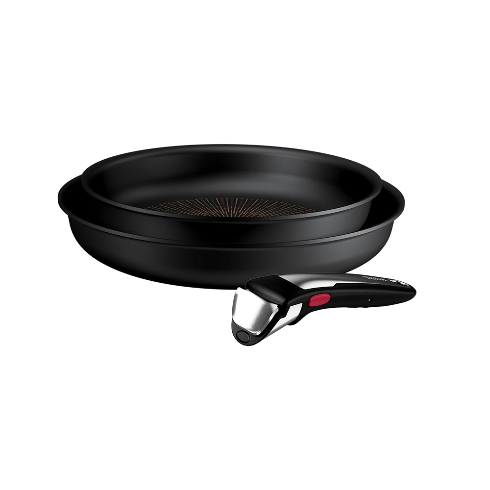 Tefal - Ingenio Excellence+ Cookware Set - Black - 3 Pc Set