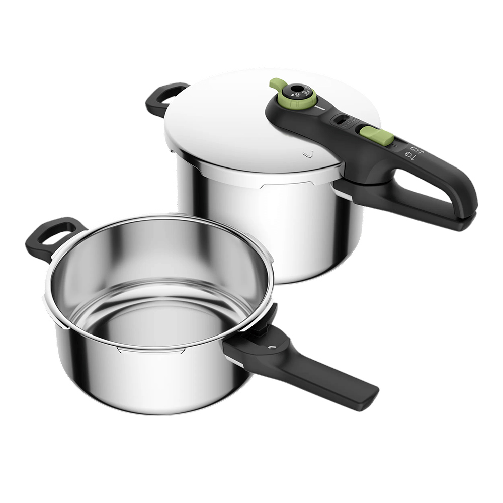 Tefal - Secure Trendy Pressure Cooker Set - 2 Pc Set
