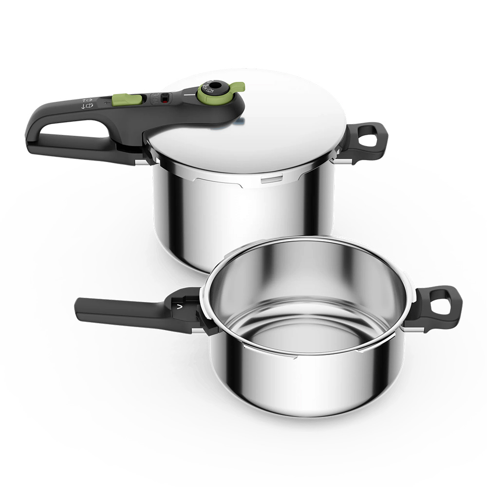 Tefal - Secure Trendy Pressure Cooker Set - 2 Pc Set
