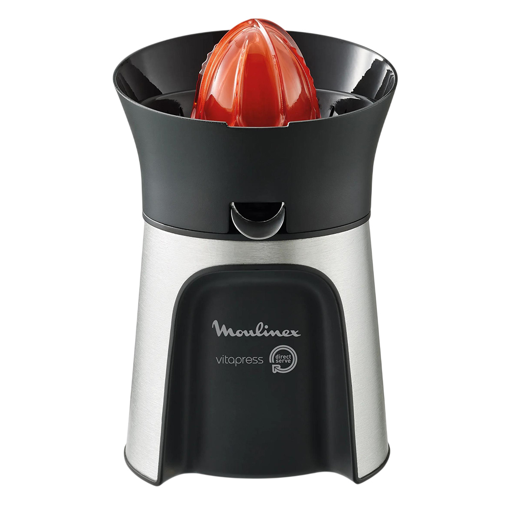 Moulinex - Stainless Steel Direct Serve Juicer - Black/Silver - 100 W