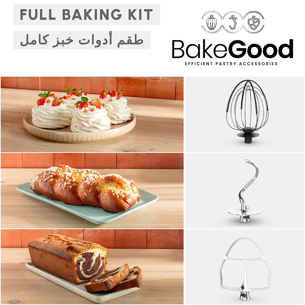 Moulinex - Bake Partner Stand Mixer - 1100 W