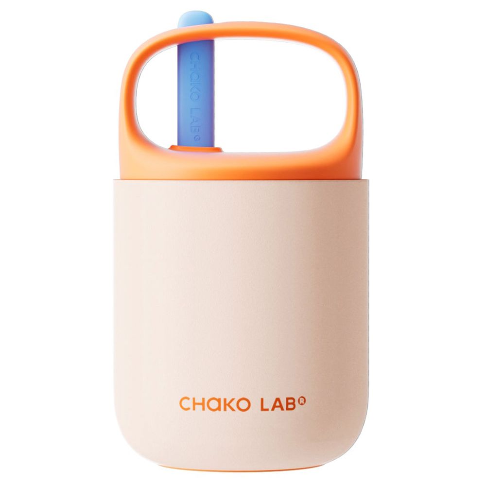 Chako Lab - Stainless Steel Baobao Cup - 450 ml - Pink/Orange