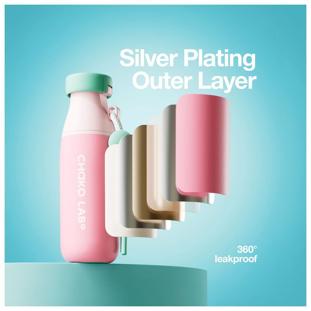 Chako Lab - Stainless Steel Milk Bottle With Ceramic Coating - 520 ml