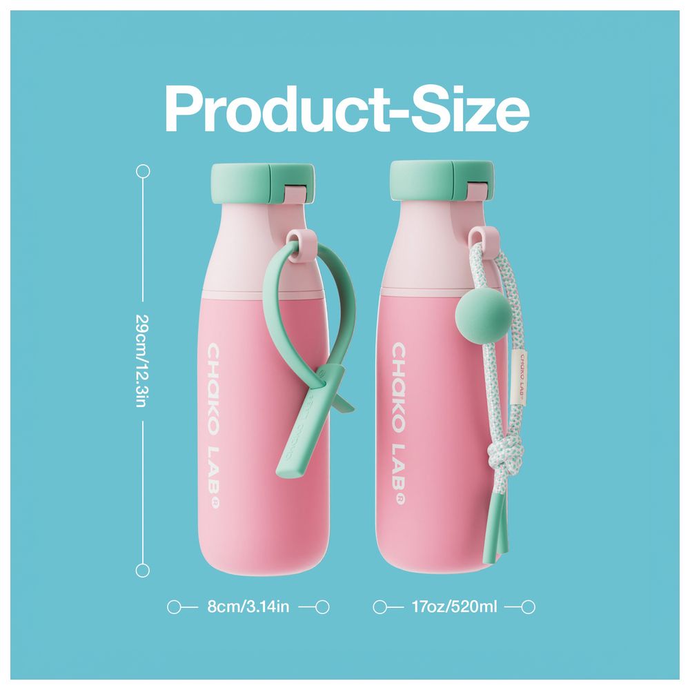 Chako Lab - Stainless Steel Milk Bottle With Ceramic Coating - 520 ml