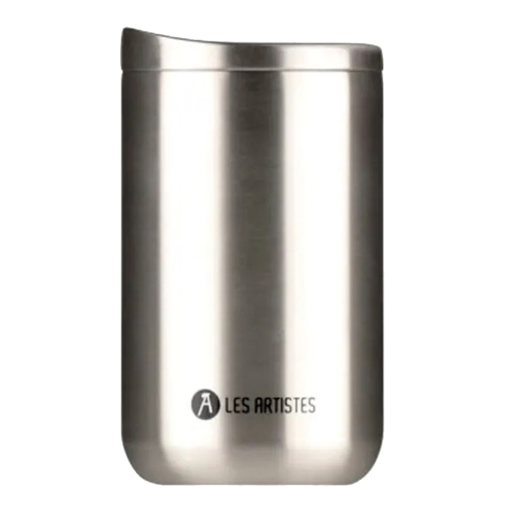 Les Artistes - 2.0 Stainless Steel Travel Mug - Metal Argent Bril - 350 ml