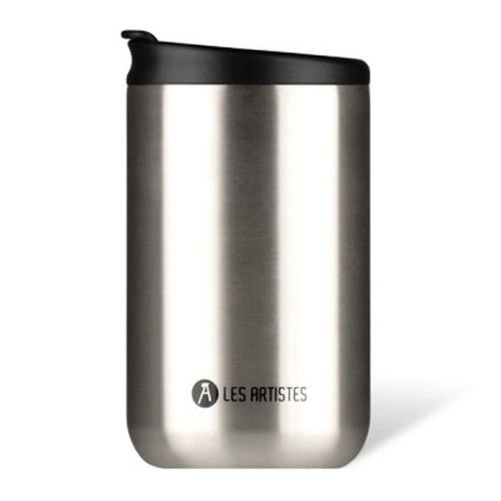 Les Artistes - 2.0 Stainless Steel Travel Mug - Metal Argent Bril - 350 ml