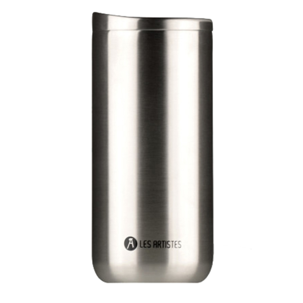Les Artistes - Stainless Steel Travel Mug - Metal Argent Bril - 500 ml