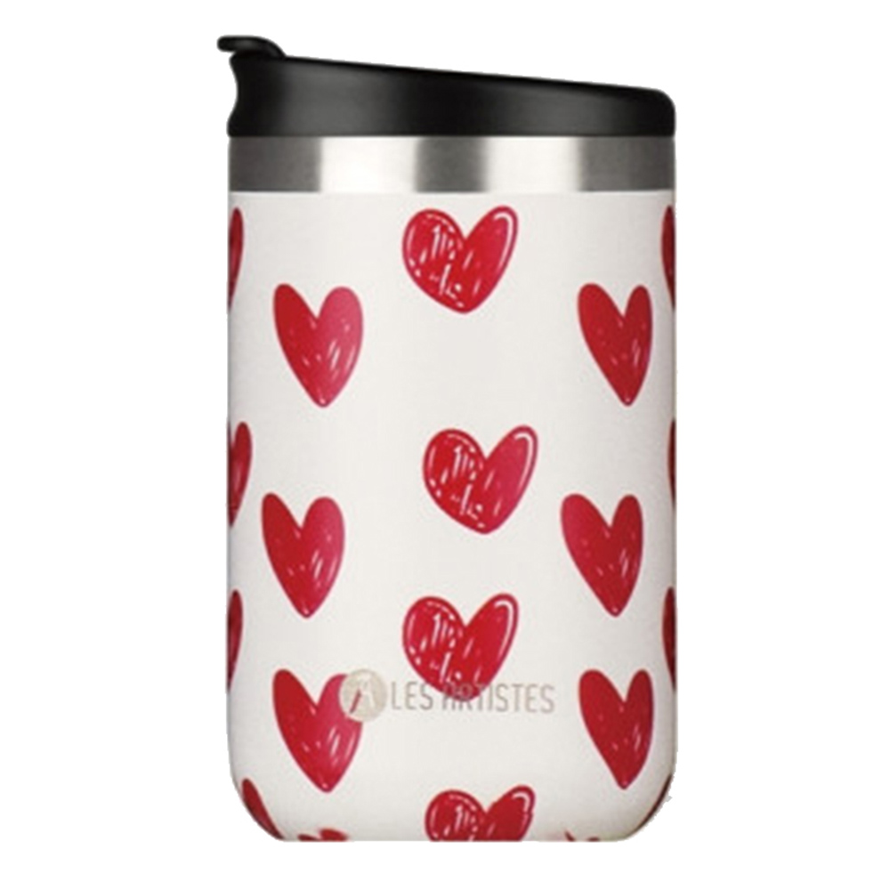 Les Artistes - 2.0 Stainless Steel Travel Mug - Heart - 350 ml
