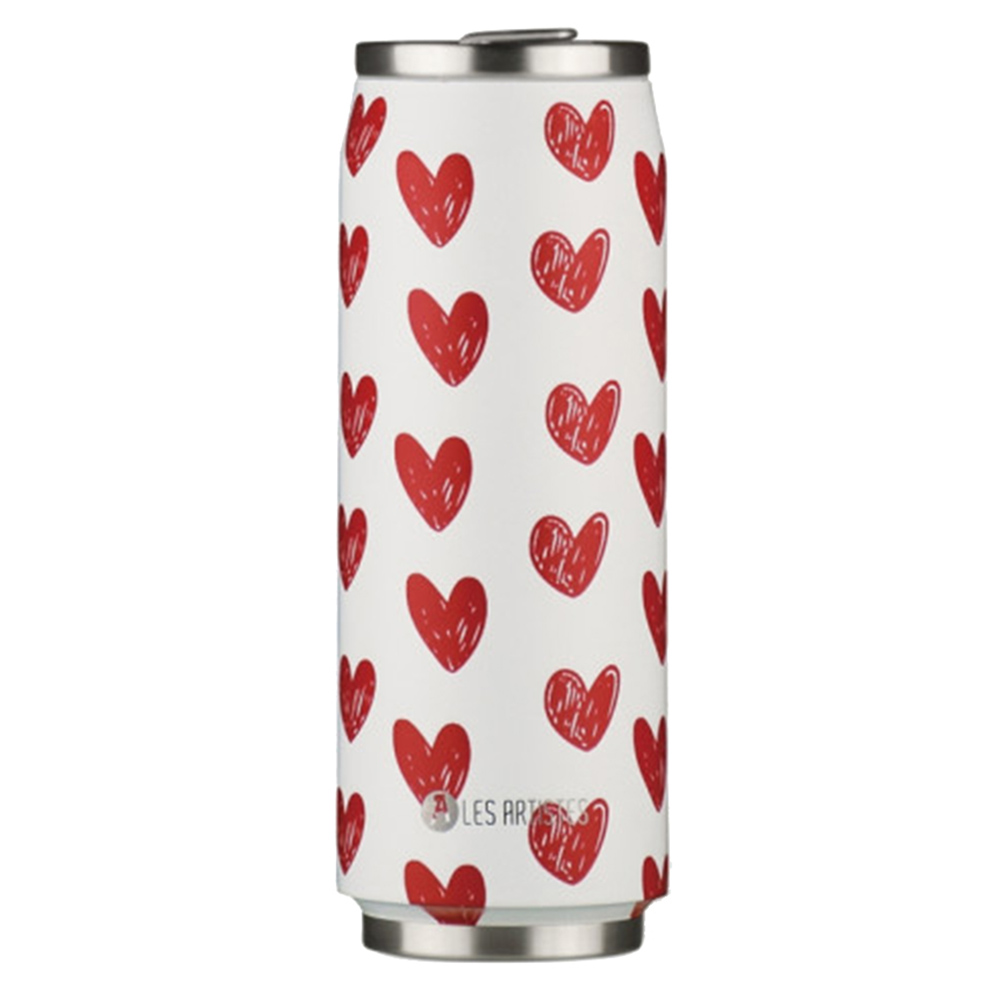 Les Artistes - Isothermal Can - Heart Mat - 500 ml
