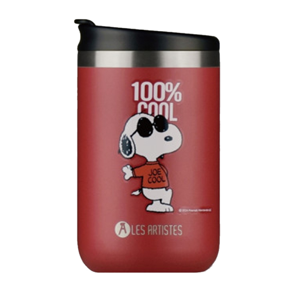 Les Artistes - 2.0 Stainless Steel Travel Mug - Cool Snoopy Mat - 350 ml